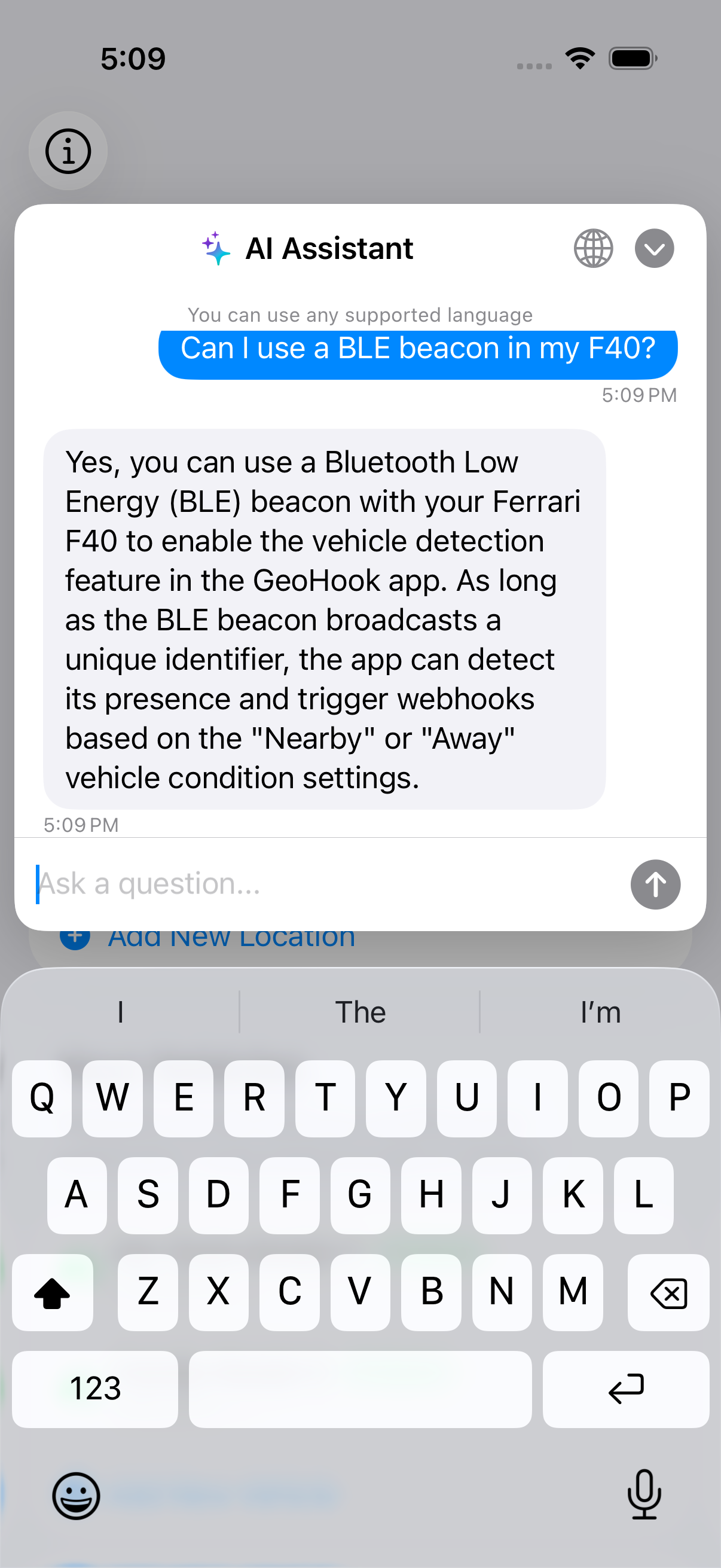 AI Help Chat - Get instant answers to your questions